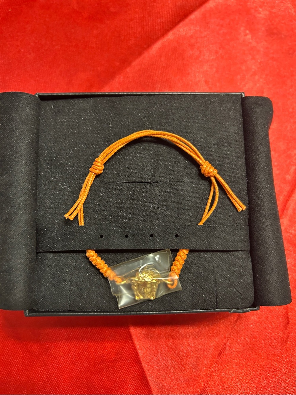 Versace Medusa Head Orange/Gold Bracelet